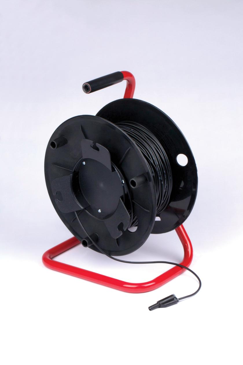Elma kabeltrommel, Sort, 50m, 1,0mm2